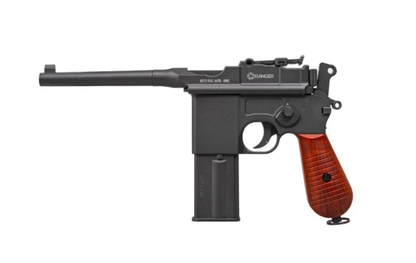 Air rifle pistol Ranger M712 BROOMHANDLE Full Auto Blowback K.4,5 BBS 19-shots KWC Air rifle pistol Ranger M712 BROOMHANDLE Full Auto Blowback K.4,5 BBS 19-shots KWC