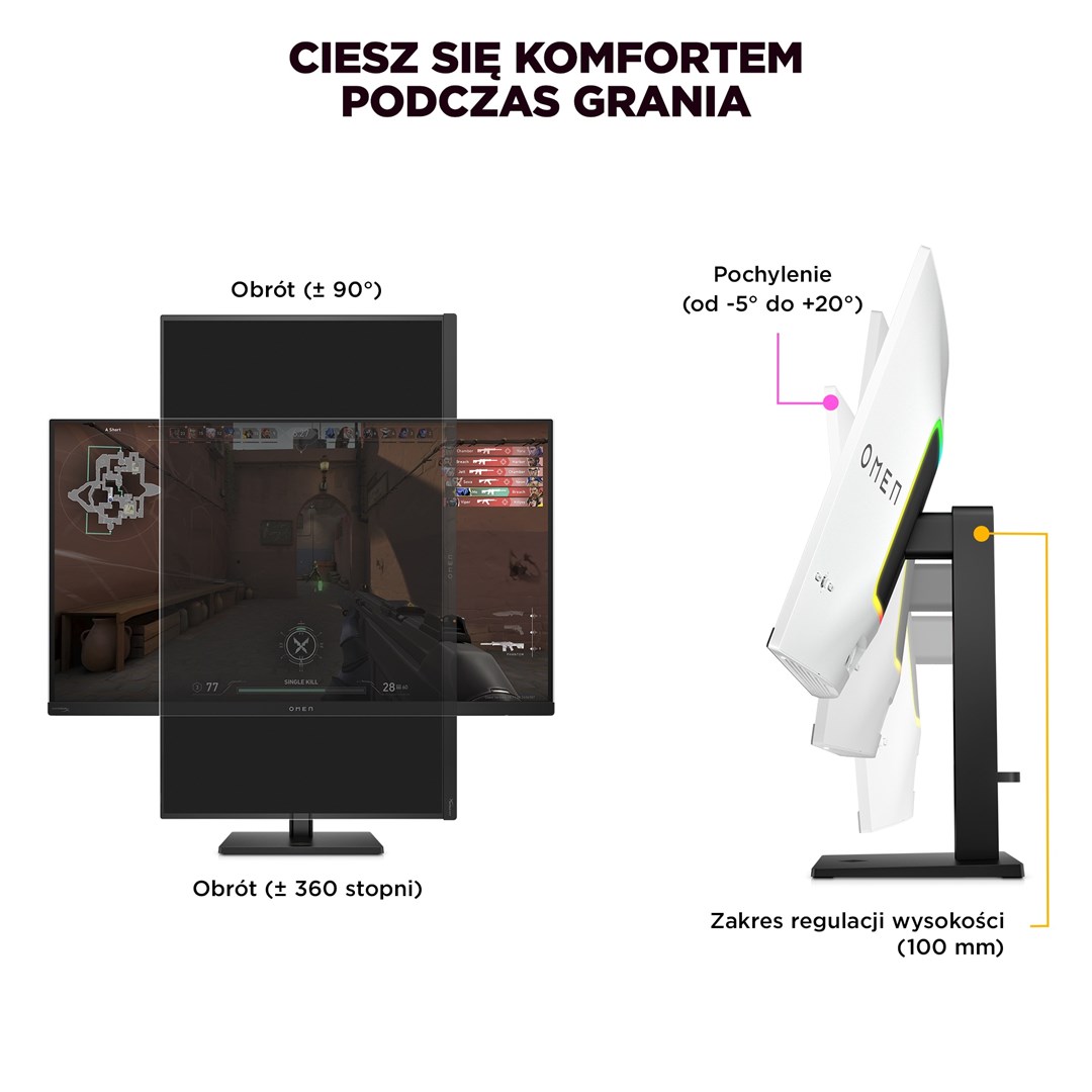 HP OMEN Transcend 31.5 inch UHD 240Hz OLED Gaming Monitor - Transcend 32 HP OMEN Transcend 31.5 inch UHD 240Hz OLED Gaming Monitor - Transcend 32