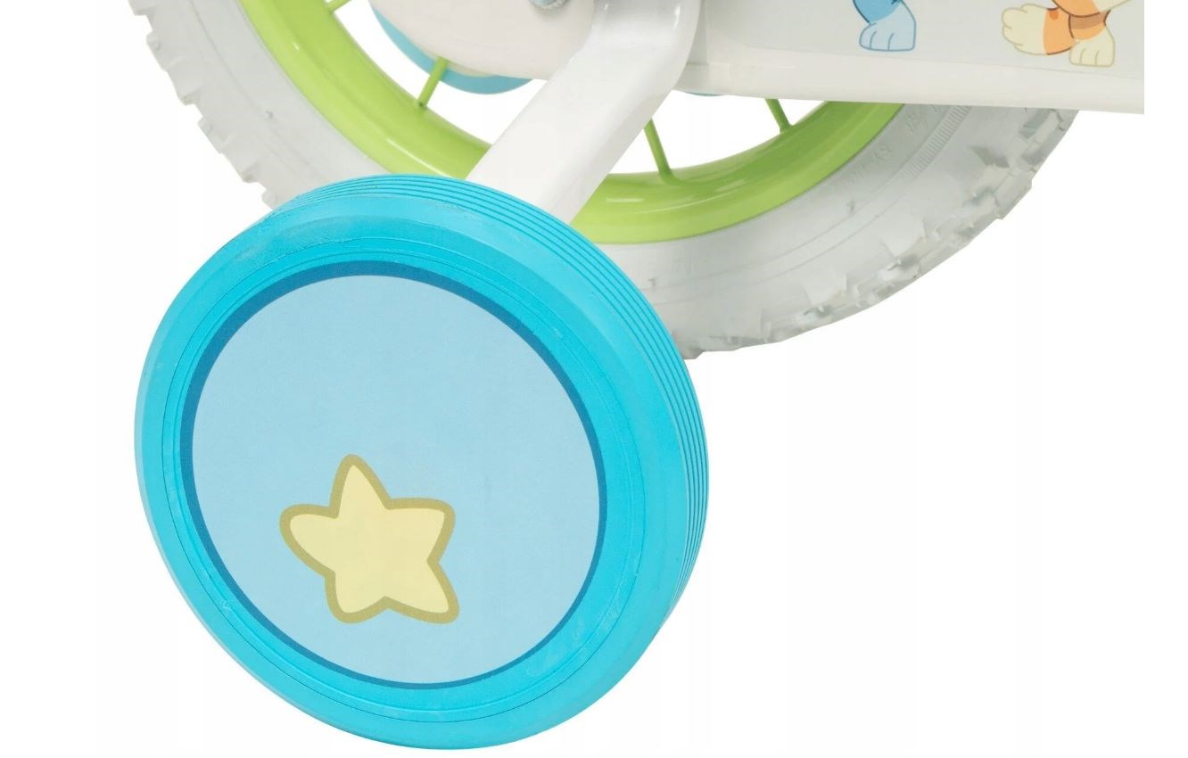 TOIMSA children's bicycle Bluey 12” Blue and lime blue TOIMSA children's bicycle Bluey 12” Blue and lime blue