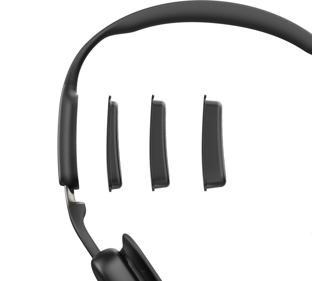 SHOKZ OpenMeet UC Wireless Bluetooth Bone Conduction Videoconferencing Headset with USB-A adapter SHOKZ OpenMeet UC Wireless Bluetooth Bone Conduction Videoconferencing Headset with USB-A adapter
