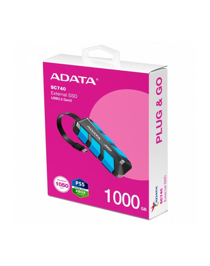 ADATA SSD SC740 1000 GB COLOR BOX BLUE ADATA SSD SC740 1000 GB COLOR BOX BLUE