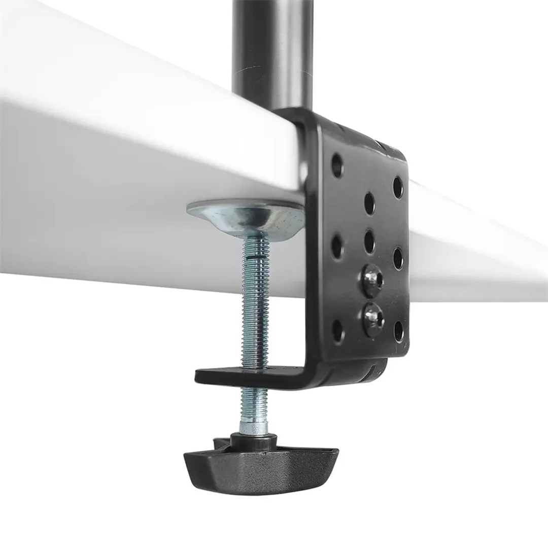 Maclean MC-967 Double Vertical Monitor Desk Mount Screen Holder max VESA 100x100, 13-27", 2x 9kg Powder Coated Tilting Rotating Adjustable Maclean MC-967 Double Vertical Monitor Desk Mount Screen Holder max VESA 100x100, 13-27", 2x 9kg Powder Coated Tilting Rotating Adjustable