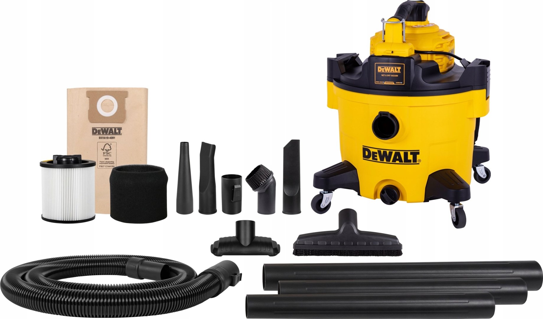 Industrial hoover 34L 1080W DXV234P DEWALT Industrial hoover 34L 1080W DXV234P DEWALT