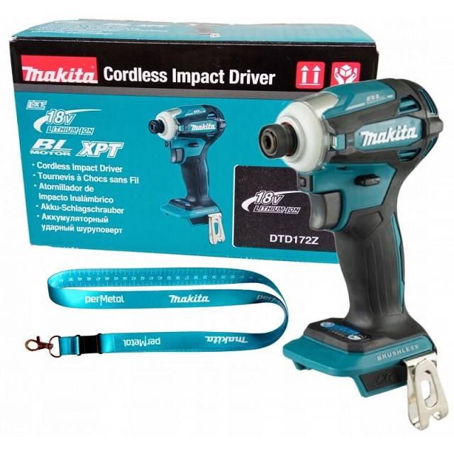 Makita DTD172Z power wrench 1/4" 3800 RPM 180 N⋅m Black, Blue 18 V Makita DTD172Z power wrench 1/4" 3800 RPM 180 N⋅m Black, Blue 18 V