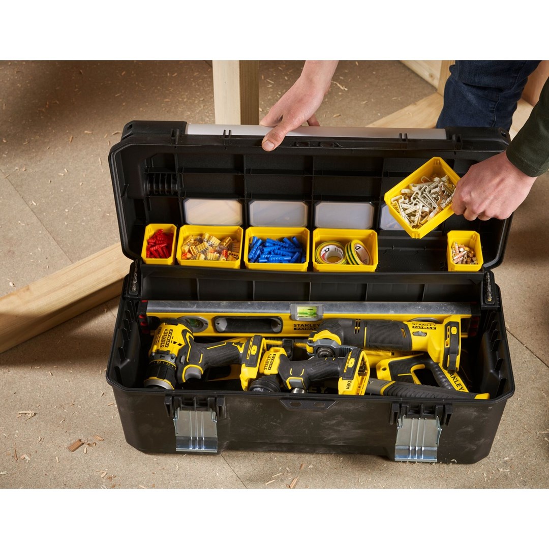 Stanley FMST1-75791 small parts/tool box Metal, Plastic Black Stanley FMST1-75791 small parts/tool box Metal, Plastic Black