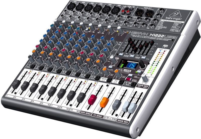 Behringer X1222USB audio mixer 4 channels Behringer X1222USB audio mixer 4 channels