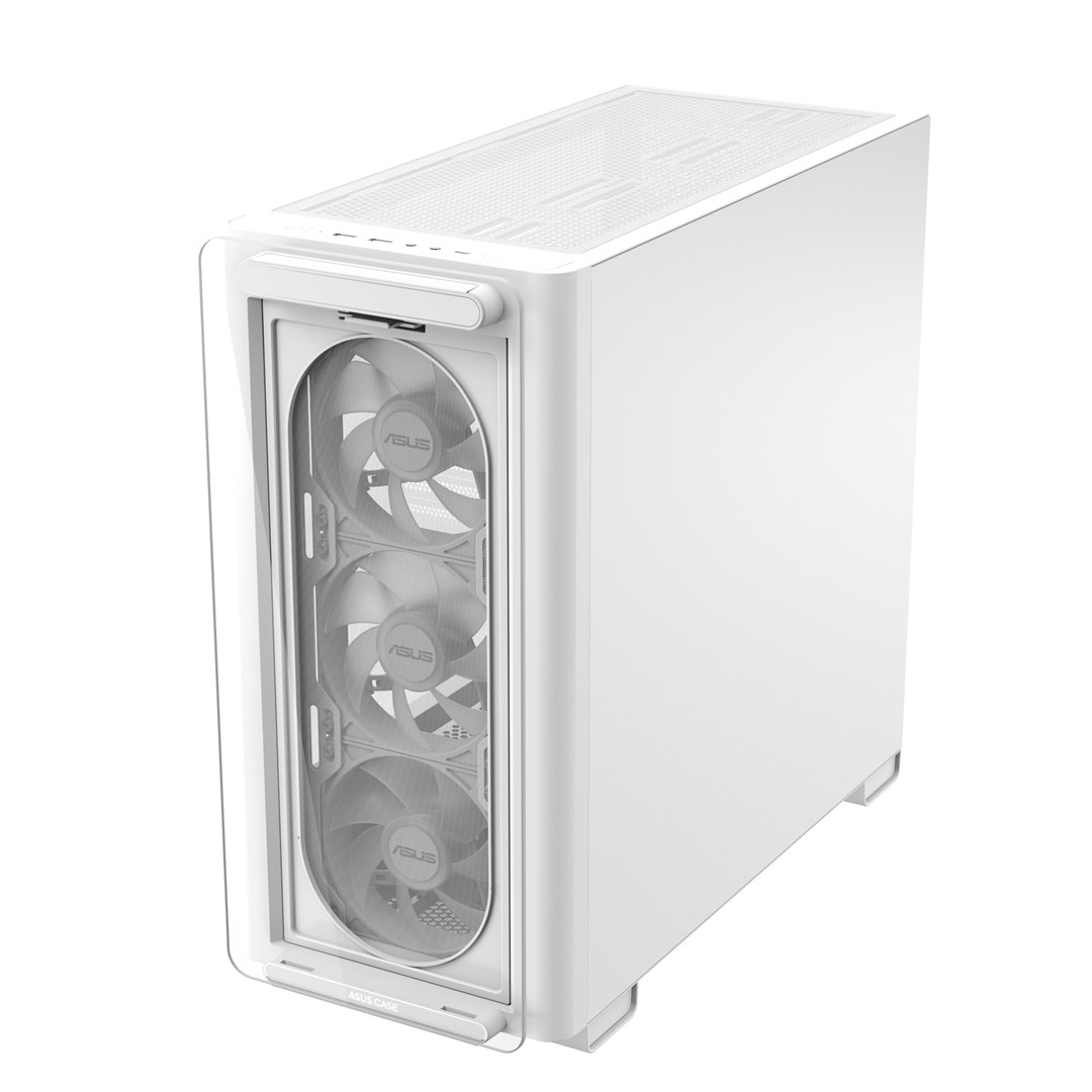 ASUS A23 PLUS ARGB WHITE Computer Case White ASUS A23 PLUS ARGB WHITE Computer Case White