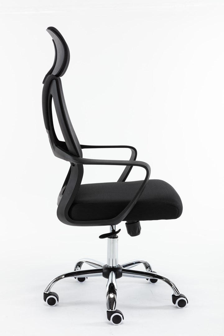 Topeshop FOTEL NIGEL CZERŃ office/computer chair Padded seat Mesh backrest Topeshop FOTEL NIGEL CZERŃ office/computer chair Padded seat Mesh backrest