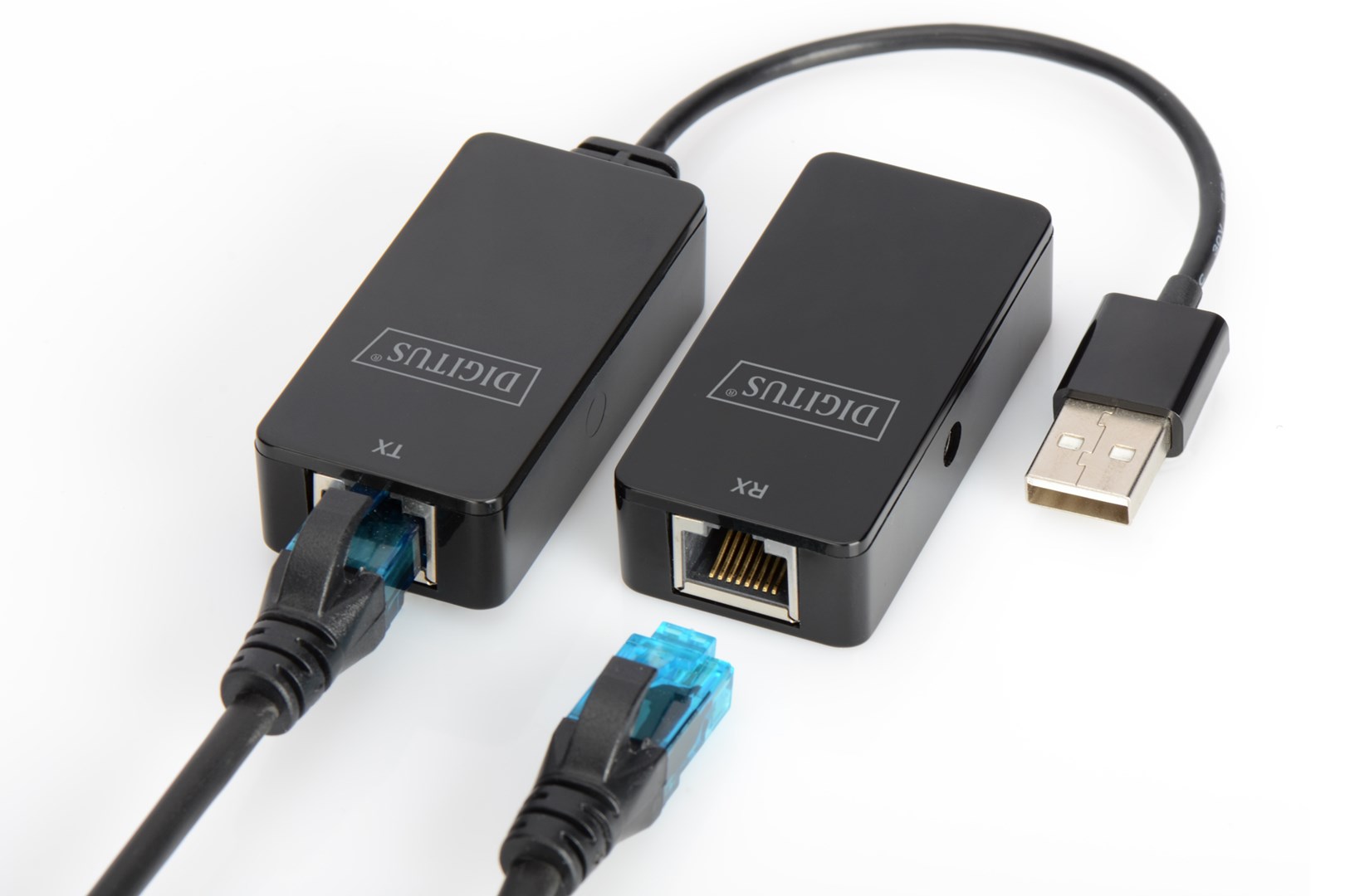DIGITUS Extender USB Cat5/5e/6 (UTP, STP o. SFP) bis 50m DIGITUS Extender USB Cat5/5e/6 (UTP, STP o. SFP) bis 50m