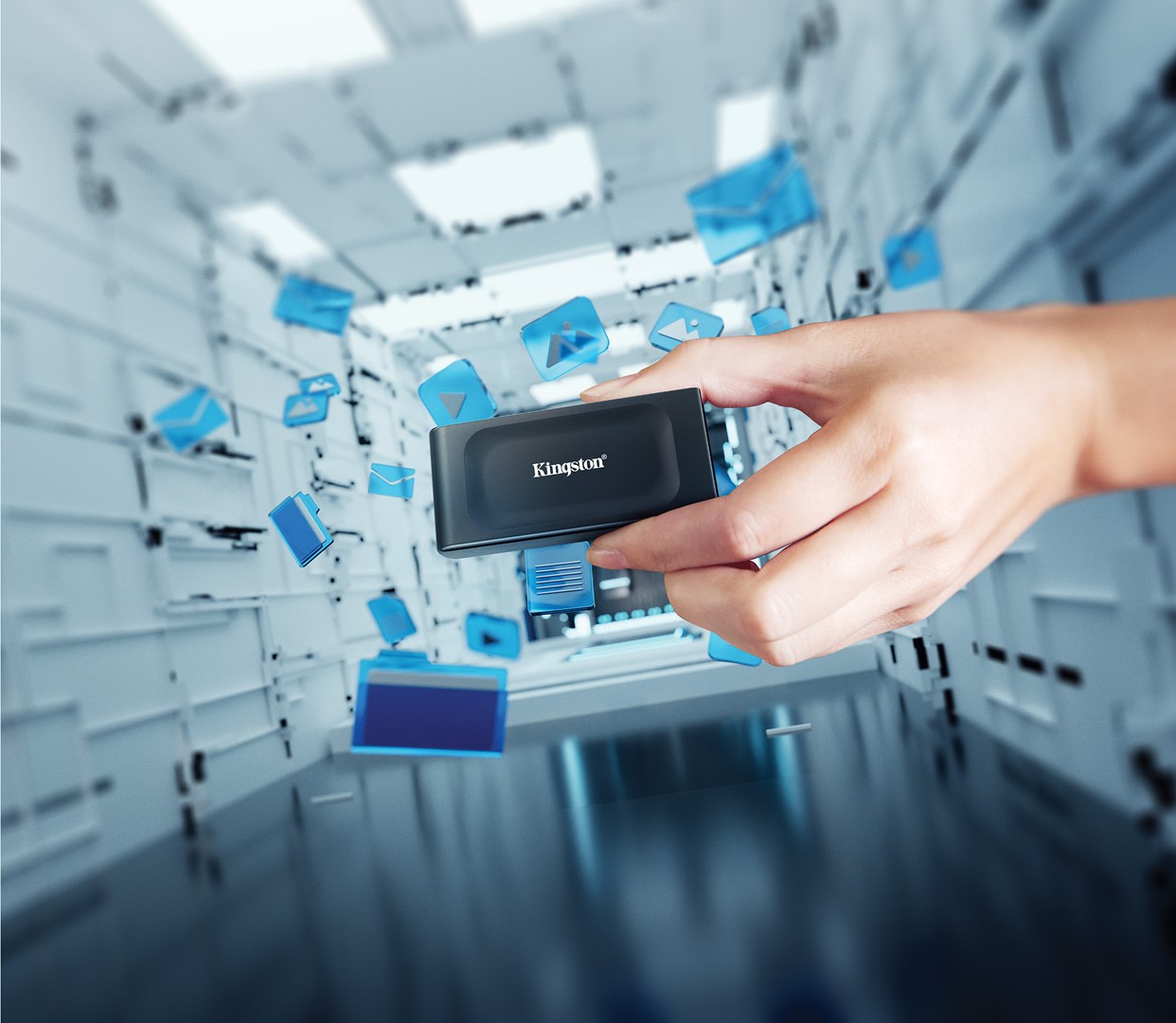 Kingston Technology 2TB XS1000 External USB 3.2 Gen 2 Portable Solid State Drive Kingston Technology 2TB XS1000 External USB 3.2 Gen 2 Portable Solid State Drive