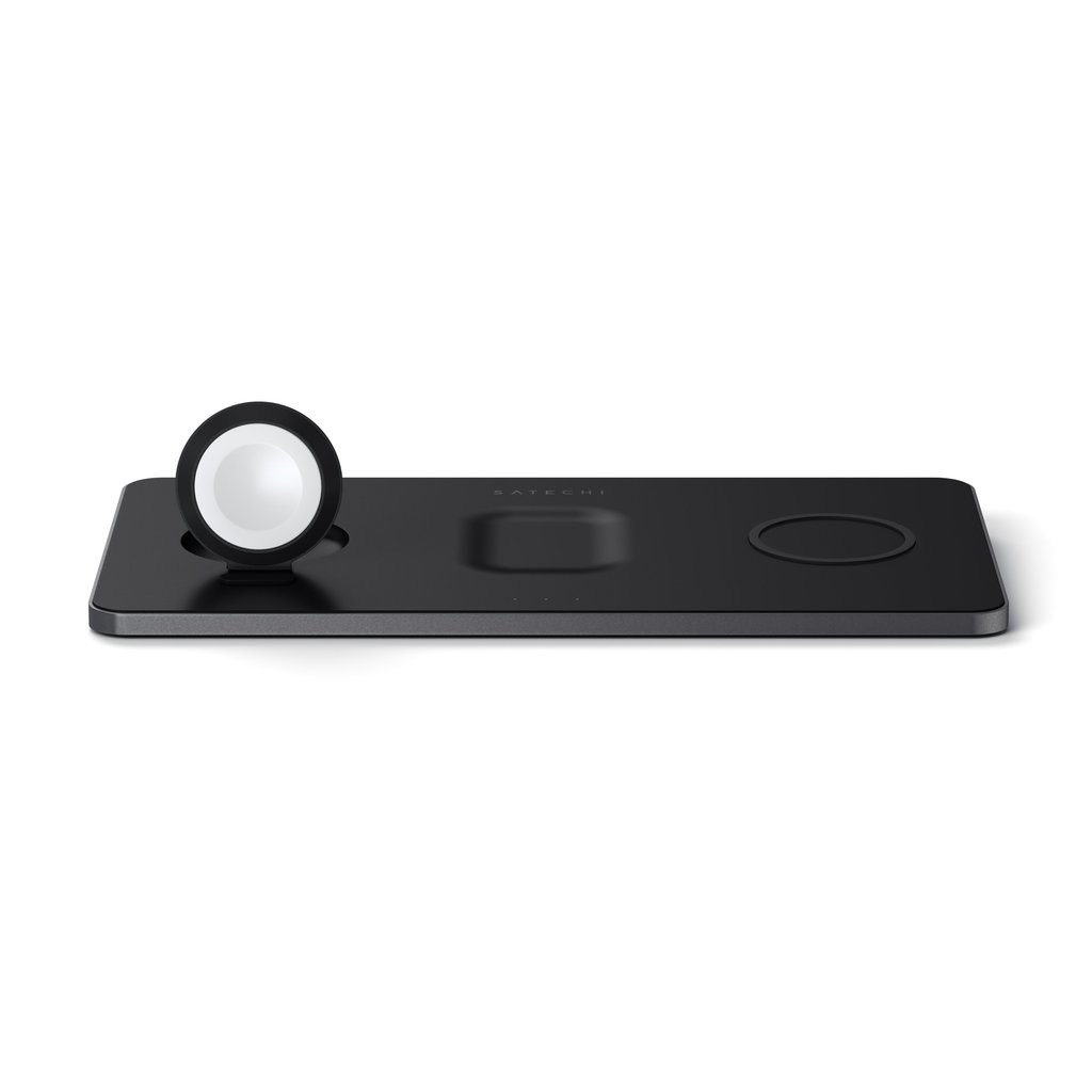 Satechi ST-X3TWCPM mobile device charger Headphones, Smartphone, Smartwatch Black AC Wireless charging Indoor Satechi ST-X3TWCPM mobile device charger Headphones, Smartphone, Smartwatch Black AC Wireless charging Indoor