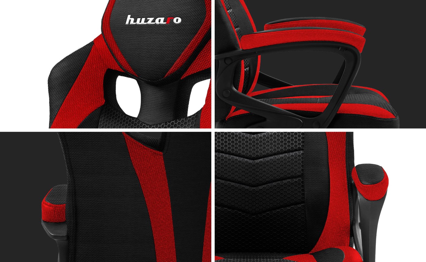 Huzaro FORCE 2.5 Red Mesh gaming chair Huzaro FORCE 2.5 Red Mesh gaming chair