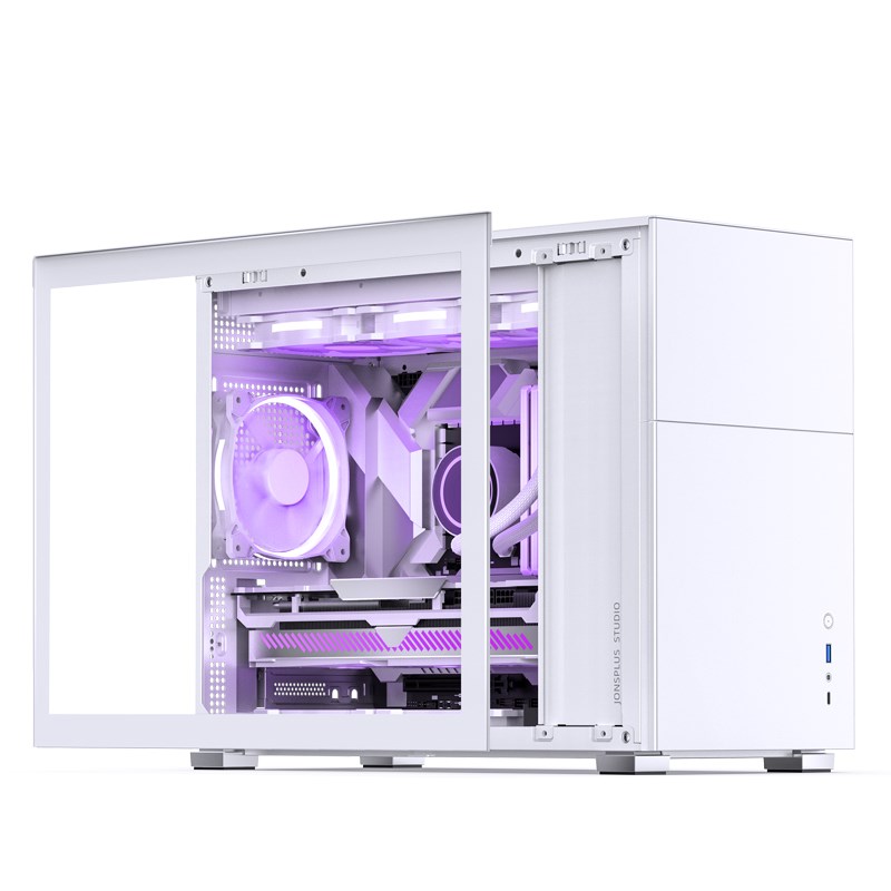 Jonsbo D31 Micro-ATX Case, Tempered Glass - white Jonsbo D31 Micro-ATX Case, Tempered Glass - white
