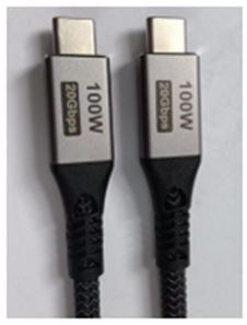 Gembird CCBP-USB3-CMCM100-1.5M USB cable USB 3.2 Gen 2 (3.1 Gen 2) USB C Black, Silver Gembird CCBP-USB3-CMCM100-1.5M USB cable USB 3.2 Gen 2 (3.1 Gen 2) USB C Black, Silver