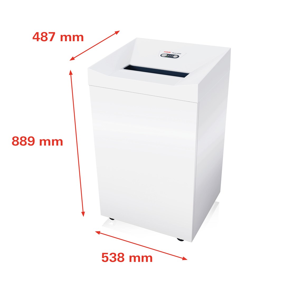 HSM Pure 630 shredder, 130 l, 3,9 mm HSM Pure 630 shredder, 130 l, 3,9 mm