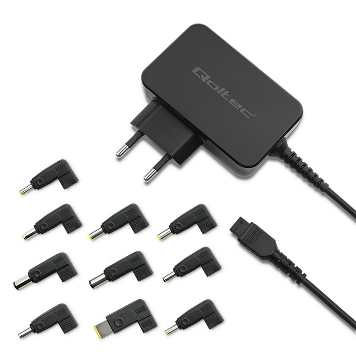 Qoltec 52414 Universal power adapter 65W | +10 plugins Qoltec 52414 Universal power adapter 65W | +10 plugins