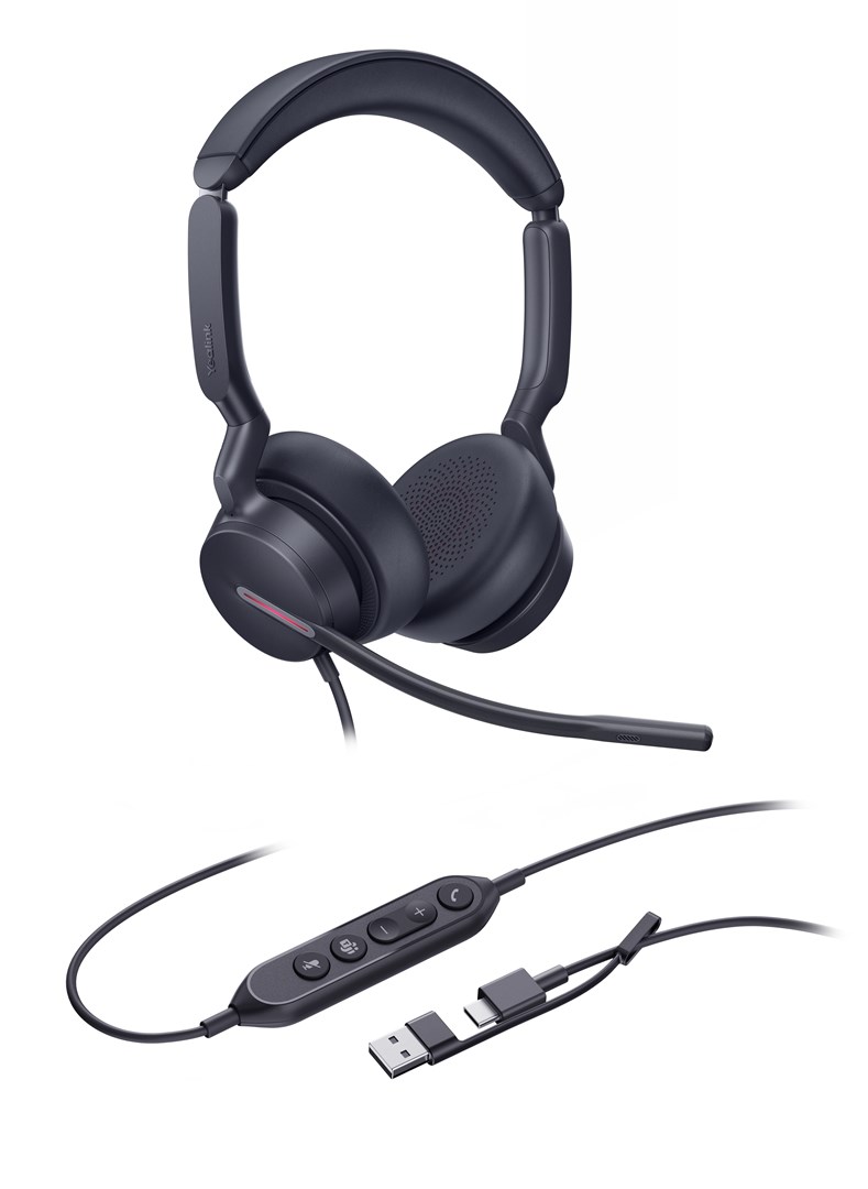 Yealink UH46 Dual Teams USB-C/A Headset Yealink UH46 Dual Teams USB-C/A Headset