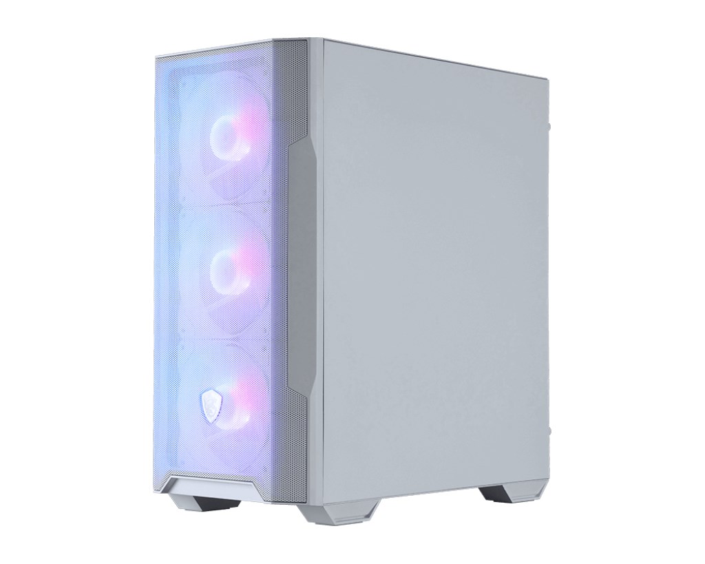 MSI MAG Forge M100R Midi Tower Transparent, White MSI MAG Forge M100R Midi Tower Transparent, White