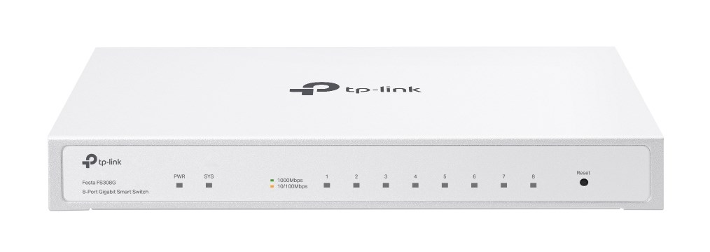 TP-Link Festa FS308G Managed L2/L2+ Gigabit Ethernet (10/100/1000) Power over Ethernet (PoE) White TP-Link Festa FS308G Managed L2/L2+ Gigabit Ethernet (10/100/1000) Power over Ethernet (PoE) White