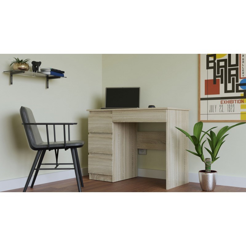 Desk Mijas Left Sonoma Oak Desk Mijas Left Sonoma Oak