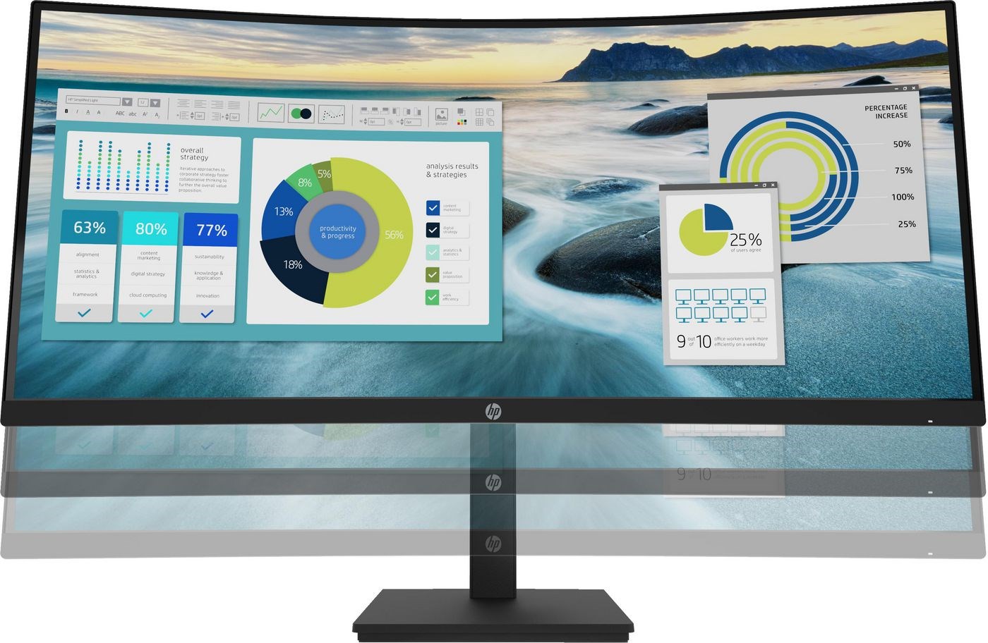 HP P34hc G4 WQHD USB-C Curved Monitor HP P34hc G4 WQHD USB-C Curved Monitor