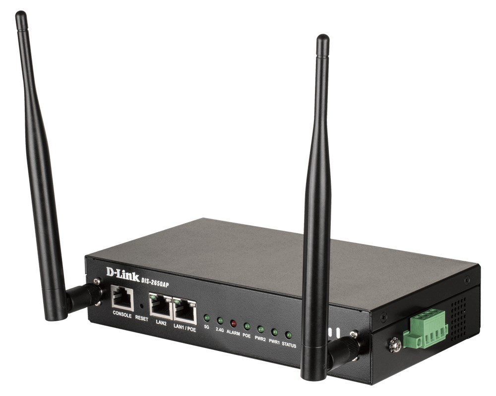 D-Link Wireless AC1200 Wave2 Dual-Band Industrial Access Point D-Link Wireless AC1200 Wave2 Dual-Band Industrial Access Point