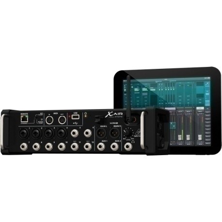 Behringer XR12 audio mixer 12 channels Black Behringer XR12 audio mixer 12 channels Black