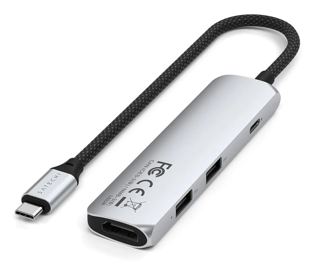 Satechi ST-P4SS interface hub USB Type-C 10000 Mbit/s Silver Satechi ST-P4SS interface hub USB Type-C 10000 Mbit/s Silver
