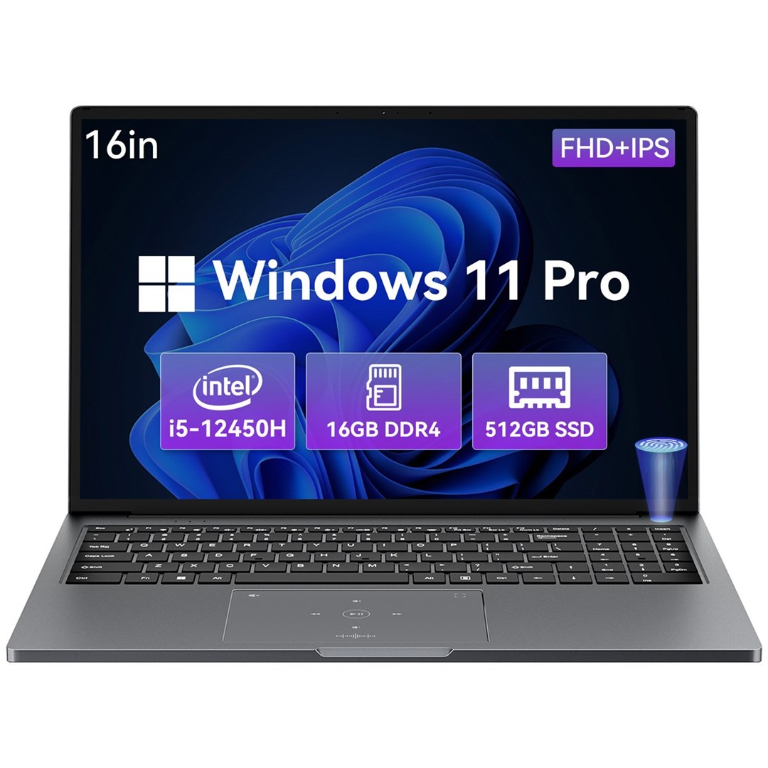 Blackview AceBook 12K1 i5-12450H 16” WUXGA 16GB SSD512 Windows 11 Pro Grey Blackview AceBook 12K1 i5-12450H 16” WUXGA 16GB SSD512 Windows 11 Pro Grey