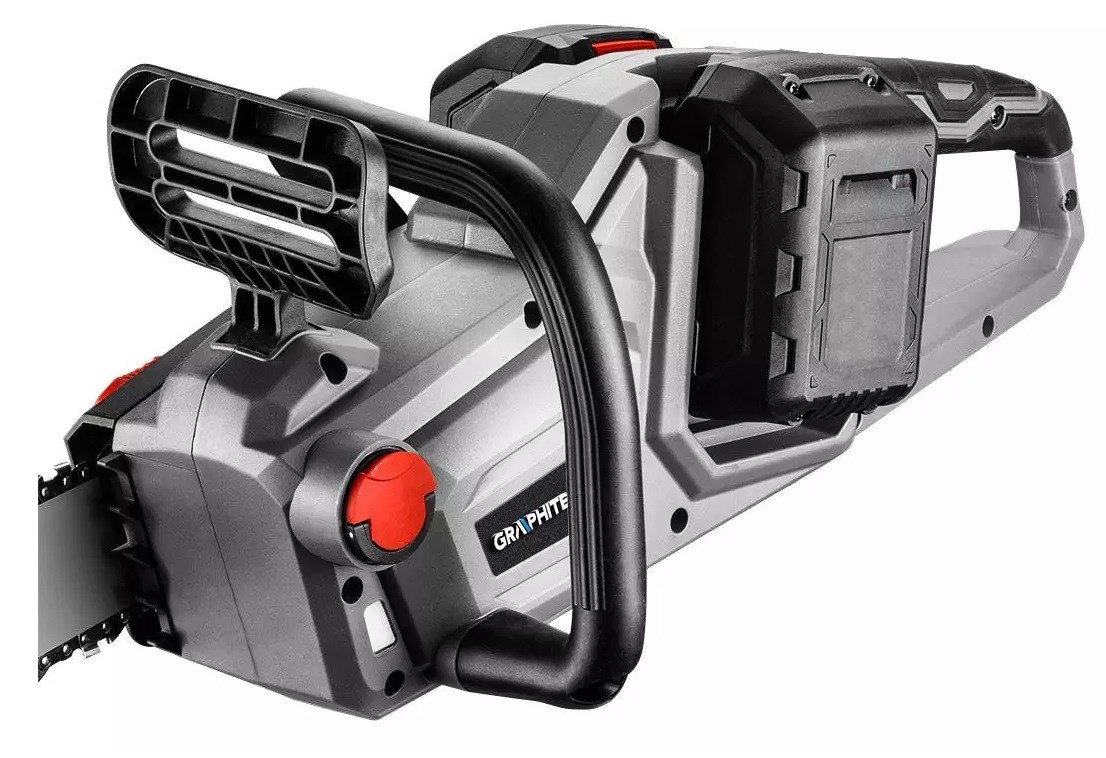 Graphite Energy+ 36V, Li-Ion brushless cordless chainsaw, 14" guide bar Graphite Energy+ 36V, Li-Ion brushless cordless chainsaw, 14" guide bar