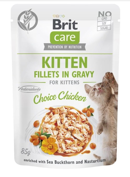 BRIT Care Cat Kitten Choice Pouch - wet cat food - 85 g BRIT Care Cat Kitten Choice Pouch - wet cat food - 85 g