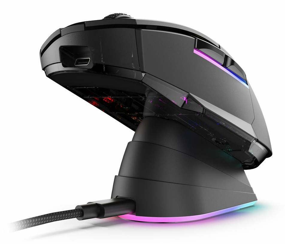 Sharkoon SGM50W mouse Gaming Right-hand RF Wireless + USB Type-A Optical 6400 DPI Sharkoon SGM50W mouse Gaming Right-hand RF Wireless + USB Type-A Optical 6400 DPI