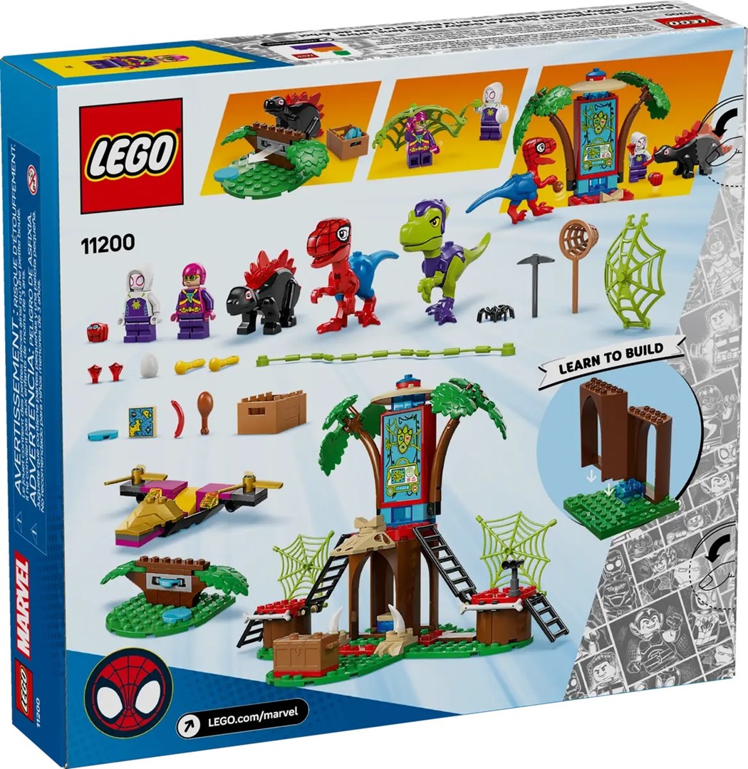LEGO MARVEL 11200 Spidey and Gobby’s Raptor Battle at Tree House HQ LEGO MARVEL 11200 Spidey and Gobby’s Raptor Battle at Tree House HQ