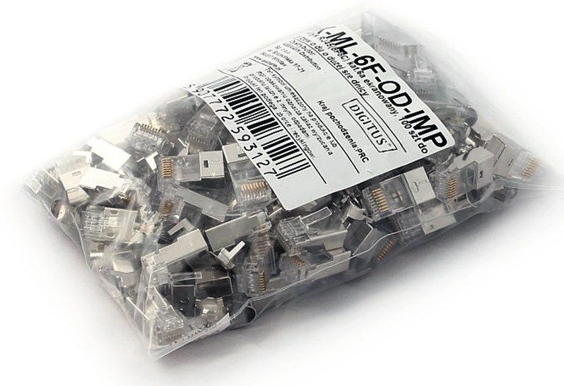 Digitus X-ML-6F-OD-IMP wire connector RJ45 Grey Digitus X-ML-6F-OD-IMP wire connector RJ45 Grey