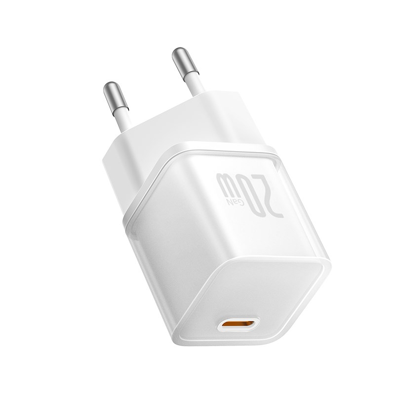 Baseus GAN5S P10162503213-00 Mains Charger PD20 W White Baseus GAN5S P10162503213-00 Mains Charger PD20 W White