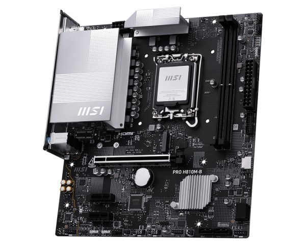 MSI PRO H810M-B motherboard Intel H810 LGA 1851 (Socket V1) micro ATX MSI PRO H810M-B motherboard Intel H810 LGA 1851 (Socket V1) micro ATX