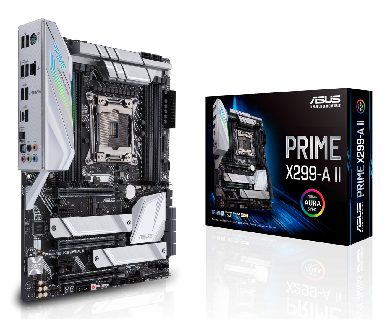 ASUS Prime X299-A II Intel® X299 LGA 2066 (Socket R4) ATX ASUS Prime X299-A II Intel® X299 LGA 2066 (Socket R4) ATX