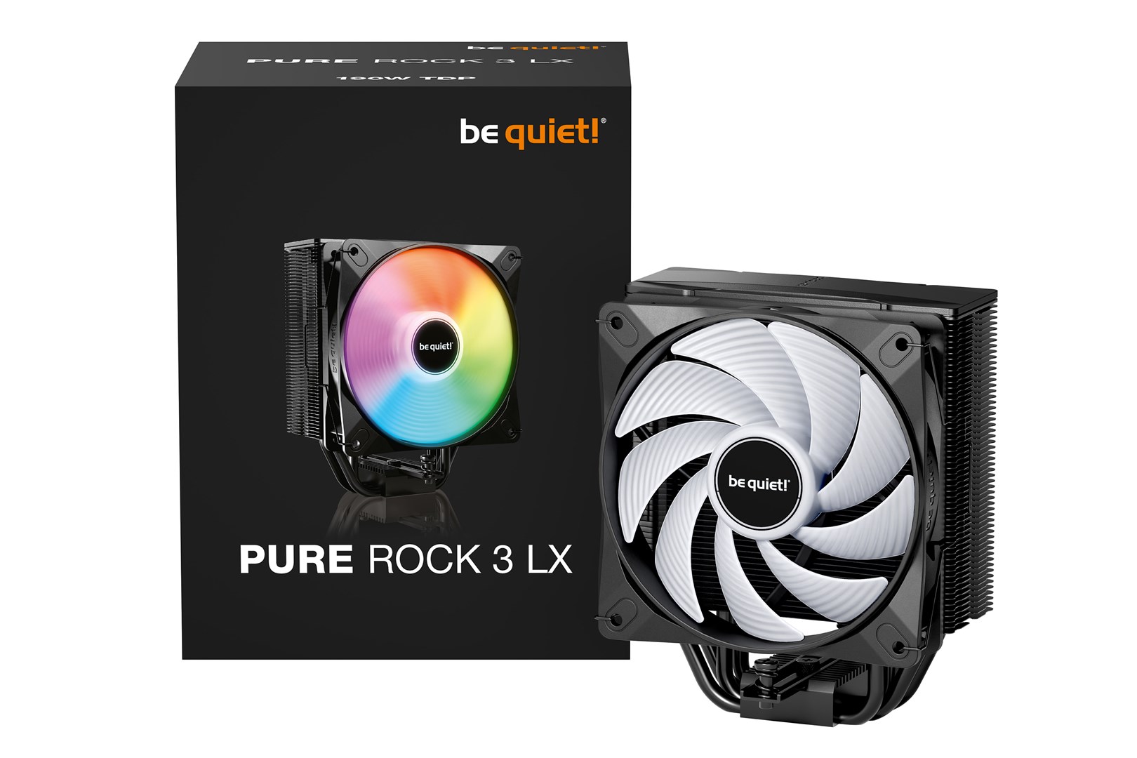 be quiet! Pure Rock 3 LX Processor Air cooler 12 cm Black 1 pc(s) be quiet! Pure Rock 3 LX Processor Air cooler 12 cm Black 1 pc(s)