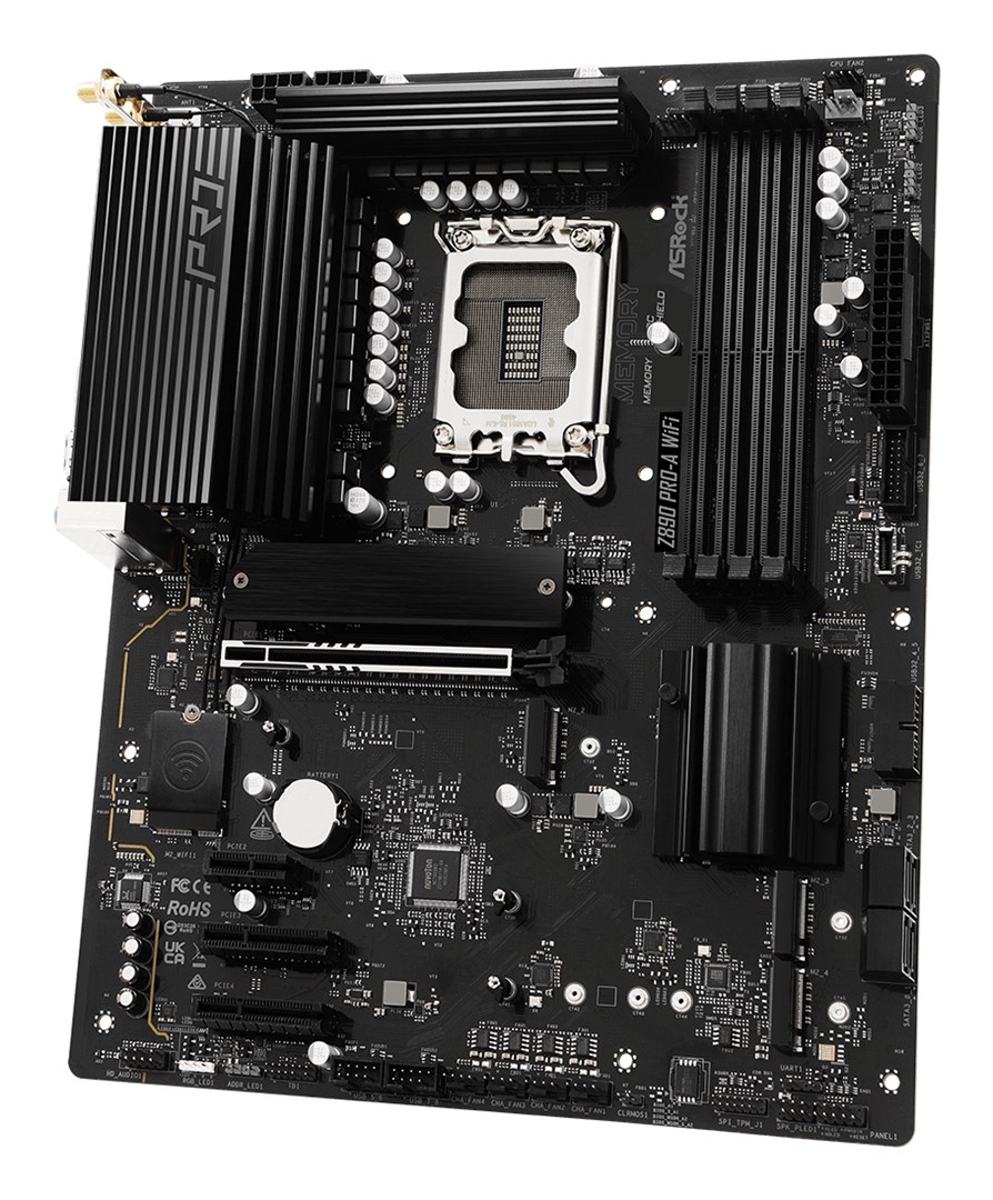 Asrock Z890 Pro-A WiFi Intel Z890 LGA 1851 (Socket V1) ATX Asrock Z890 Pro-A WiFi Intel Z890 LGA 1851 (Socket V1) ATX