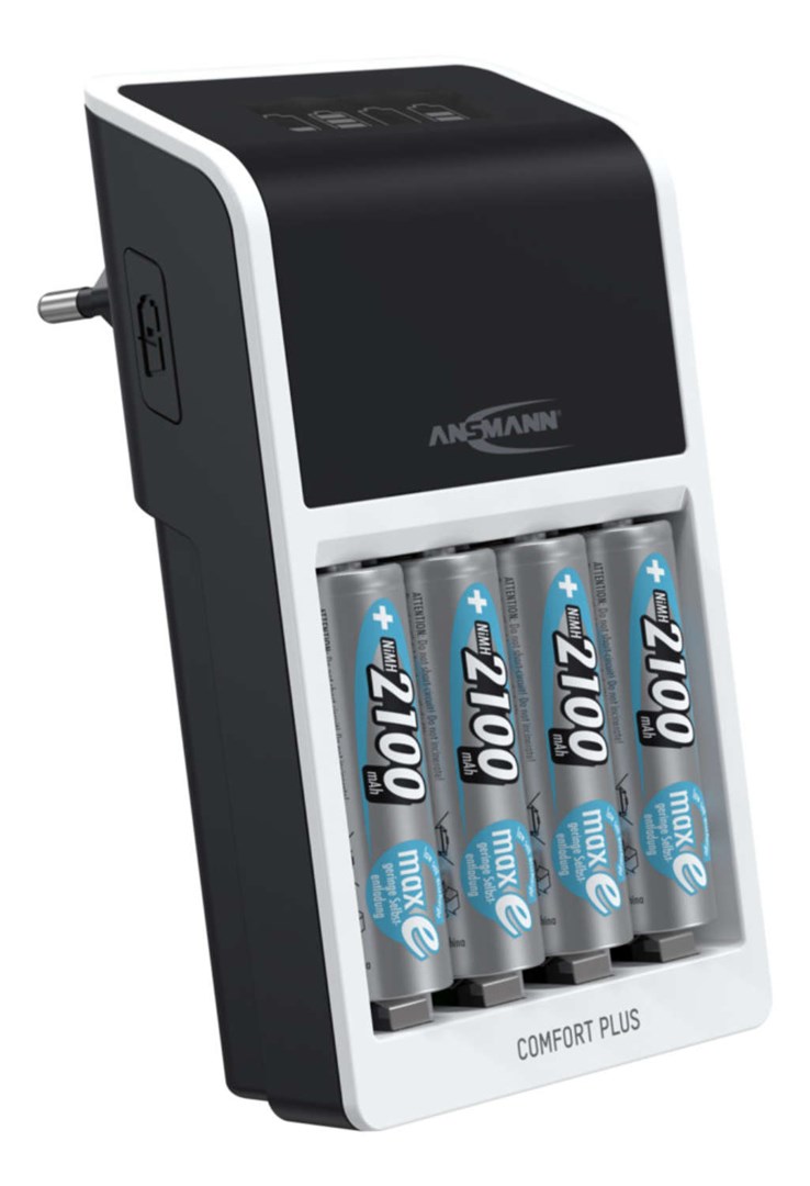 Ansmann Comfort Plus battery charger Universal AC Ansmann Comfort Plus battery charger Universal AC
