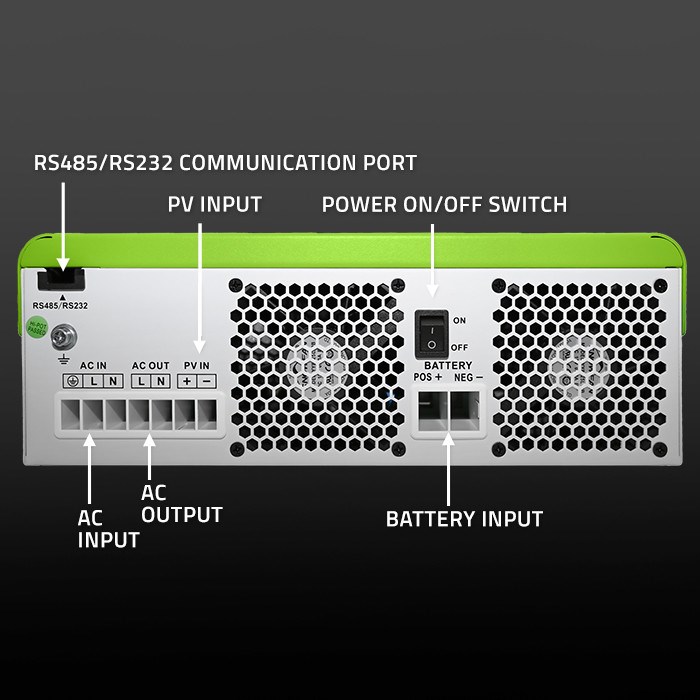 Hybrid solar inverter Off-Grid 6200W | 120A Hybrid solar inverter Off-Grid 6200W | 120A