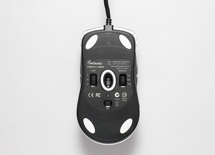 Ducky Feather mouse Gaming Ambidextrous USB Type-A Optical 16000 DPI Ducky Feather mouse Gaming Ambidextrous USB Type-A Optical 16000 DPI