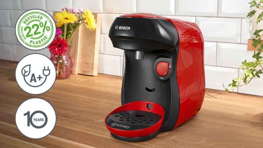 Bosch Tassimo Happy TAS103E coffee maker Fully-auto Capsule coffee machine 0.7 L Bosch Tassimo Happy TAS103E coffee maker Fully-auto Capsule coffee machine 0.7 L