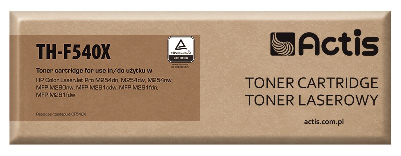 Actis TH-F540X toner (replacement for HP 203X HP203X CF540X; Standard; 3200 pages; black) Actis TH-F540X toner (replacement for HP 203X HP203X CF540X; Standard; 3200 pages; black)