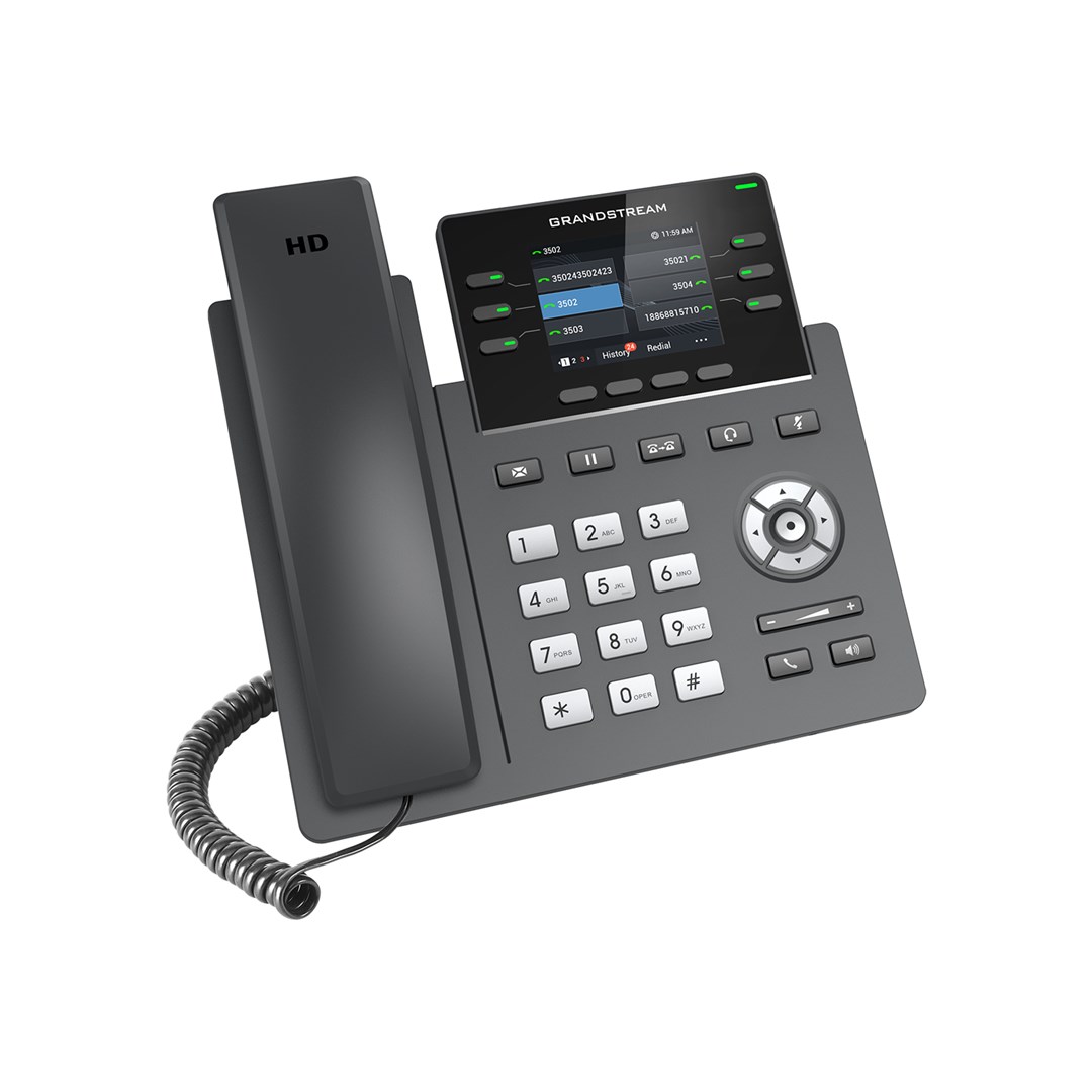 Grandstream Networks GRP2613W IP phone Black 4 lines TFT Grandstream Networks GRP2613W IP phone Black 4 lines TFT