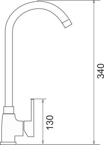 Kitchen faucet PYRAMIS BELLO PLUS black Kitchen faucet PYRAMIS BELLO PLUS black