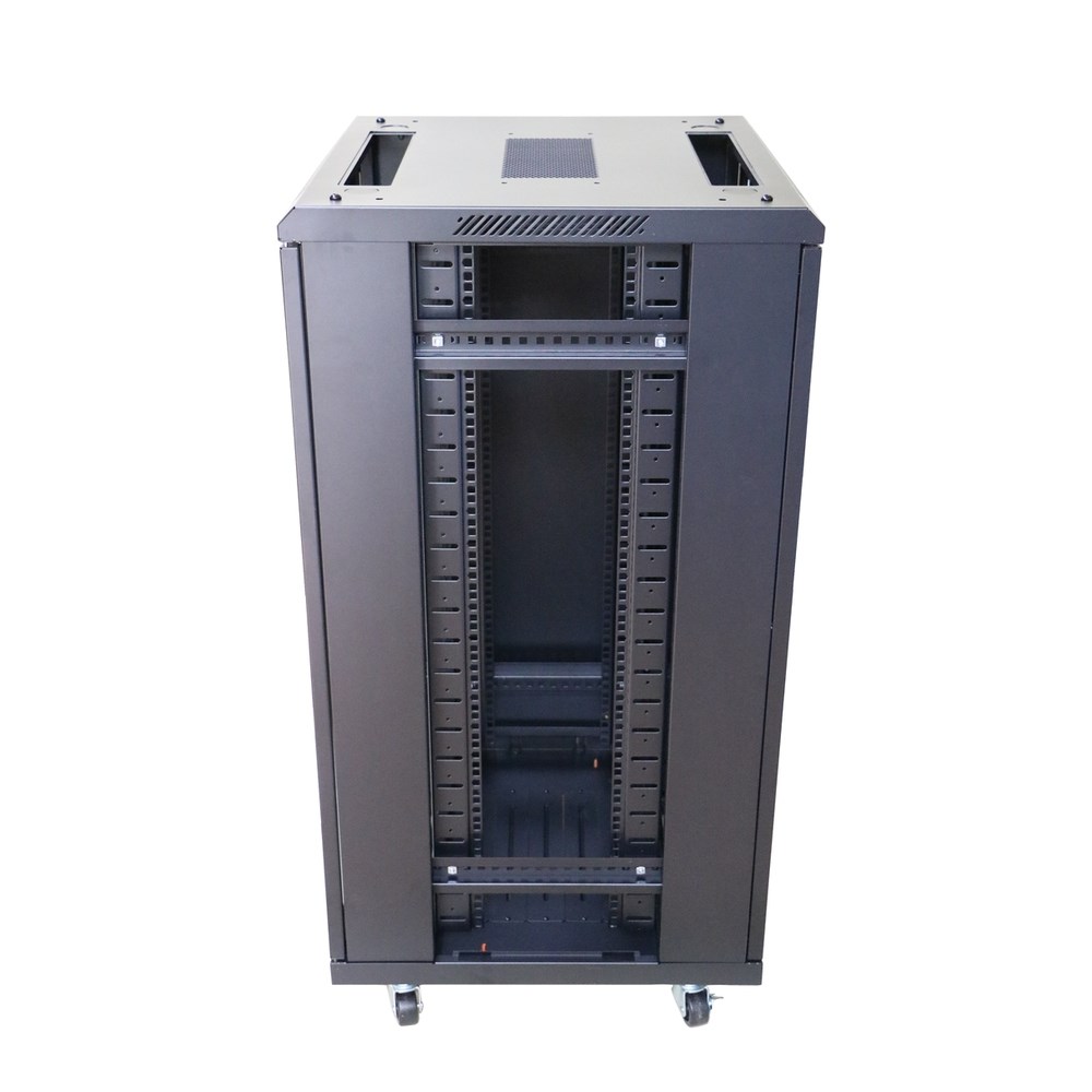 Extralink Rackmount cabinet 22U 600x600 Black standing Extralink Rackmount cabinet 22U 600x600 Black standing