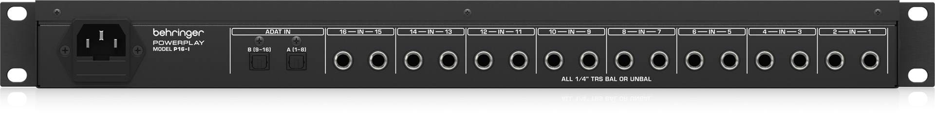 Behringer P16-I audio mixer 16 channels 20 - 20000 Hz Black Behringer P16-I audio mixer 16 channels 20 - 20000 Hz Black