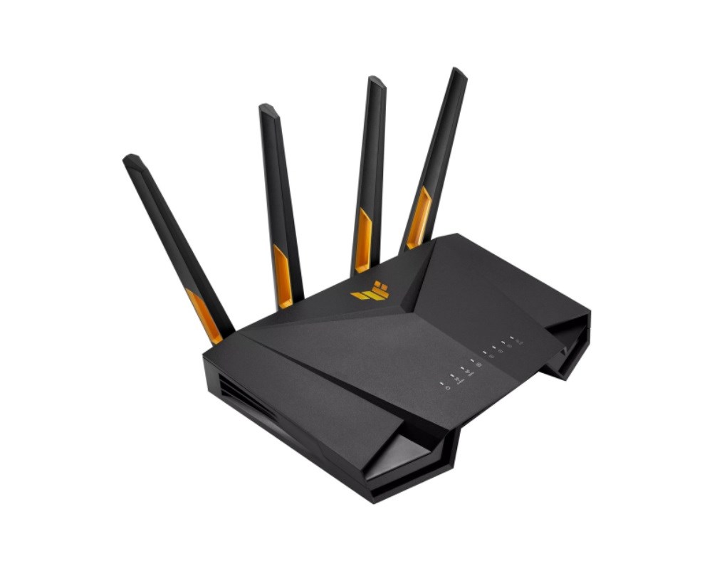 ASUS TUF Gaming AX4200 wireless router 2,5 Gigabit Ethernet Dual-band (2.4 GHz / 5 GHz) Black, Orange ASUS TUF Gaming AX4200 wireless router 2,5 Gigabit Ethernet Dual-band (2.4 GHz / 5 GHz) Black, Orange