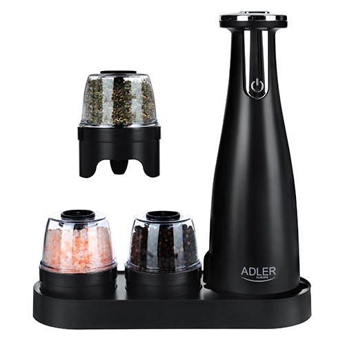 Spice mill set Adler AD 4449B Black Spice mill set Adler AD 4449B Black